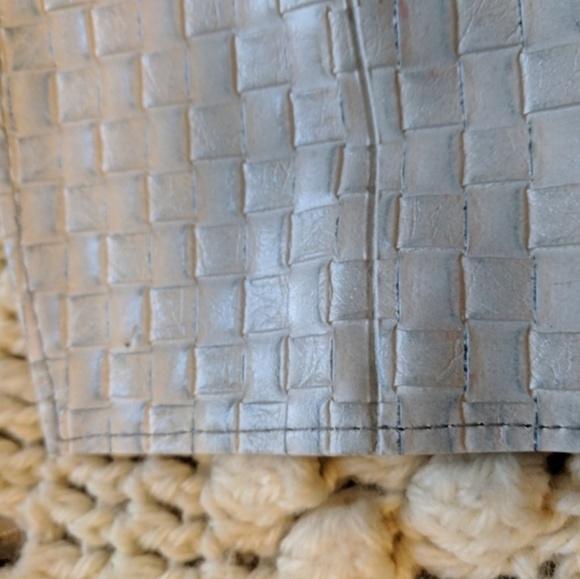 Gold and silver Wallet card holder woven business - Picture 7 of 8